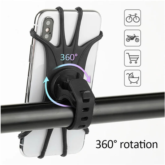 Baby Stroller Accessories Mobile Phone Holder Rack Universal 360 Rotatable Baby Pram Cart Phone Holder For iPhone Gps Device