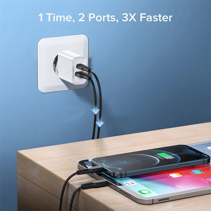 50W PD USB C Super Fast Charger For Apple iPhone 14 Pro Max 13 12 Mini 11 Charging Cable X XS XR 8 7 Plus Charging Accessories