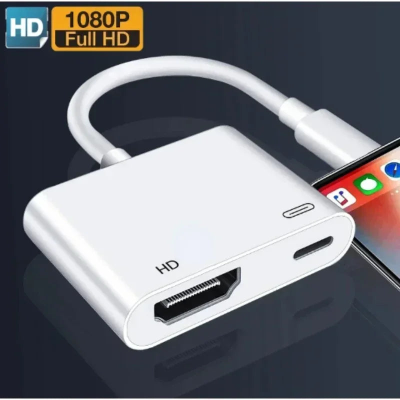 For Lightning To HDMI-compatible Cable 1080P for IPhone To TV Digital AV Adaptador Phone Accessories for IPhone IPad IOS